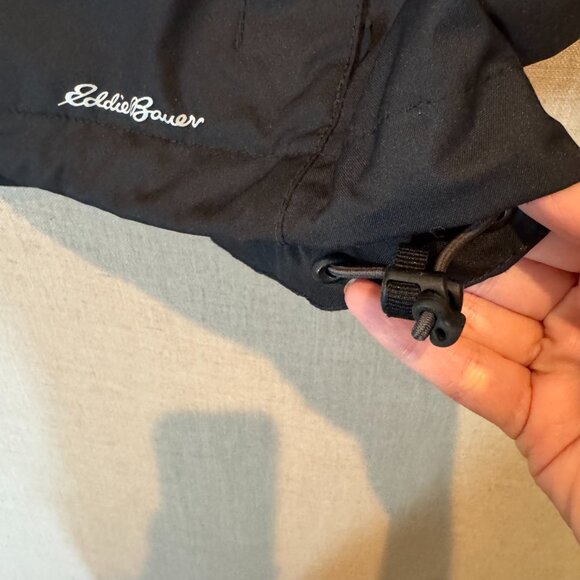 Eddie Bauer WeatherEdge Plus Waterproof Jacket PM Black Petite Medium Hiking - Picture 10 of 16